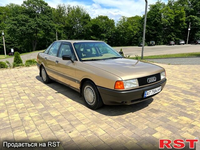 Жовтий Ауді 80, об'ємом двигуна 1.8 л та пробігом 172 тис. км за 4650 $, фото 1 на Automoto.ua