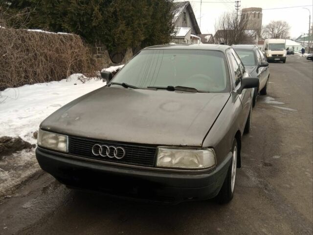 Сірий Ауді 80, об'ємом двигуна 1.8 л та пробігом 250 тис. км за 1250 $, фото 1 на Automoto.ua