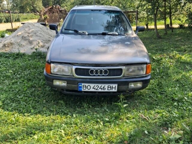 Сірий Ауді 80, об'ємом двигуна 1.8 л та пробігом 415 тис. км за 449 $, фото 1 на Automoto.ua