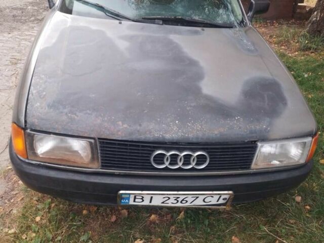 Серый Ауди 80, объемом двигателя 1.8 л и пробегом 200 тыс. км за 1600 $, фото 1 на Automoto.ua
