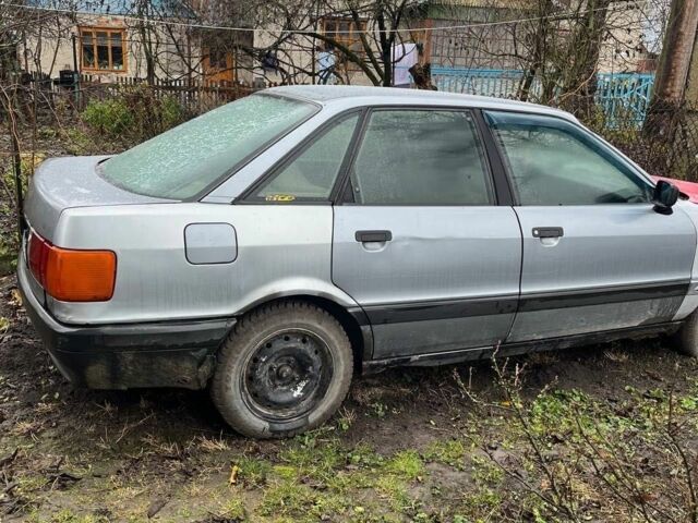 Серый Ауди 80, объемом двигателя 1.8 л и пробегом 700 тыс. км за 650 $, фото 1 на Automoto.ua