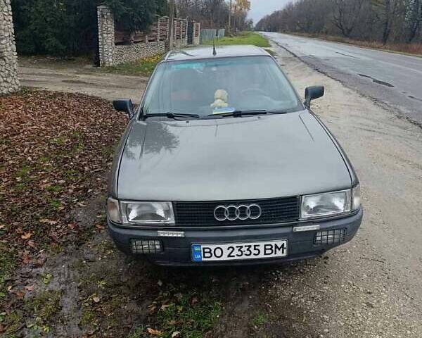 Сірий Ауді 80, об'ємом двигуна 1.8 л та пробігом 225 тис. км за 1750 $, фото 1 на Automoto.ua