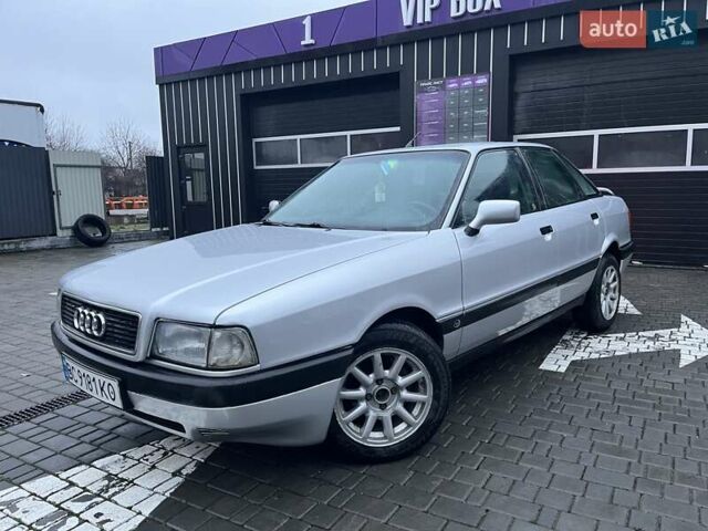 Серый Ауди 80, объемом двигателя 2 л и пробегом 198 тыс. км за 2250 $, фото 1 на Automoto.ua