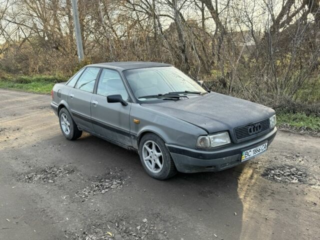 Серый Ауди 80, объемом двигателя 1.9 л и пробегом 200 тыс. км за 1350 $, фото 1 на Automoto.ua