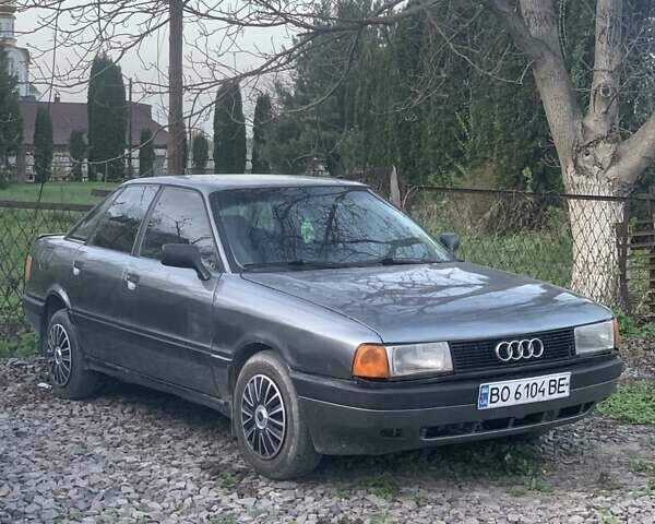 Серый Ауди 80, объемом двигателя 2 л и пробегом 298 тыс. км за 1750 $, фото 1 на Automoto.ua