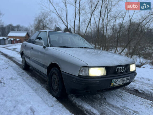 Сірий Ауді 80, об'ємом двигуна 1.8 л та пробігом 371 тис. км за 899 $, фото 1 на Automoto.ua
