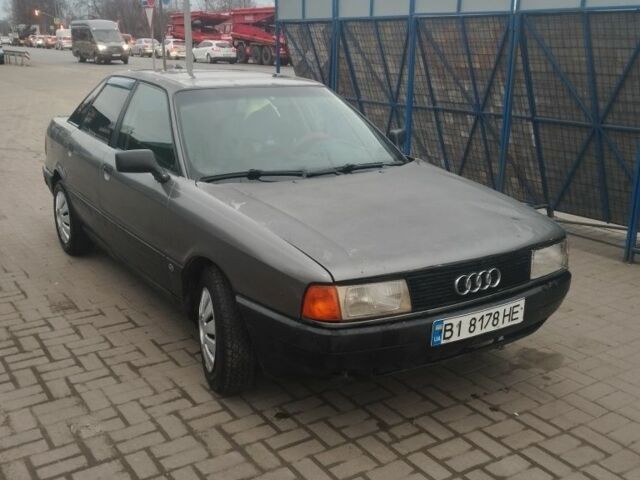 Серый Ауди 80, объемом двигателя 1.8 л и пробегом 340 тыс. км за 850 $, фото 1 на Automoto.ua