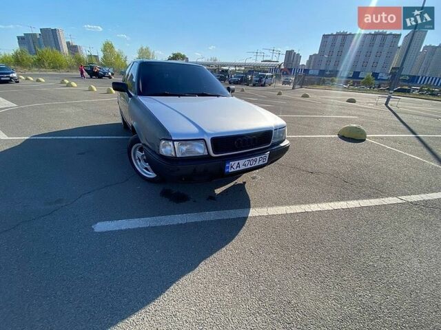 Серый Ауди 80, объемом двигателя 1.8 л и пробегом 288 тыс. км за 2100 $, фото 1 на Automoto.ua