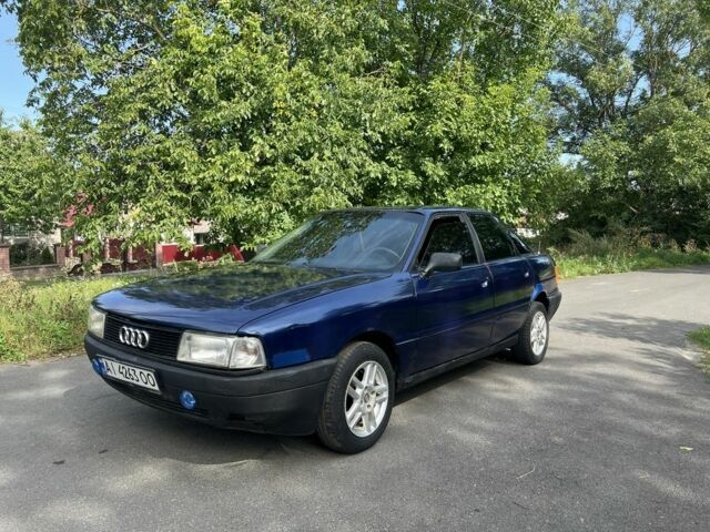 Синий Ауди 80, объемом двигателя 1.8 л и пробегом 250 тыс. км за 952 $, фото 1 на Automoto.ua