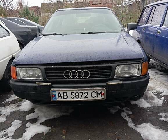 Синій Ауді 80, об'ємом двигуна 1.8 л та пробігом 100 тис. км за 1150 $, фото 1 на Automoto.ua