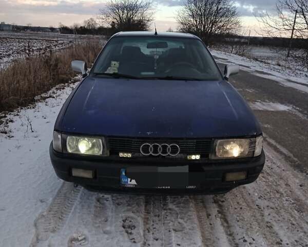 Синій Ауді 80, об'ємом двигуна 1.78 л та пробігом 417 тис. км за 1450 $, фото 1 на Automoto.ua