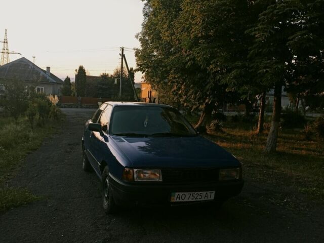 Синій Ауді 80, об'ємом двигуна 1.6 л та пробігом 350 тис. км за 1472 $, фото 1 на Automoto.ua