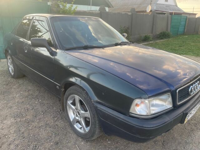 Синий Ауди 80, объемом двигателя 1.6 л и пробегом 310 тыс. км за 2300 $, фото 1 на Automoto.ua