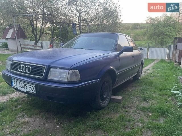 Синий Ауди 80, объемом двигателя 1.8 л и пробегом 350 тыс. км за 1900 $, фото 1 на Automoto.ua