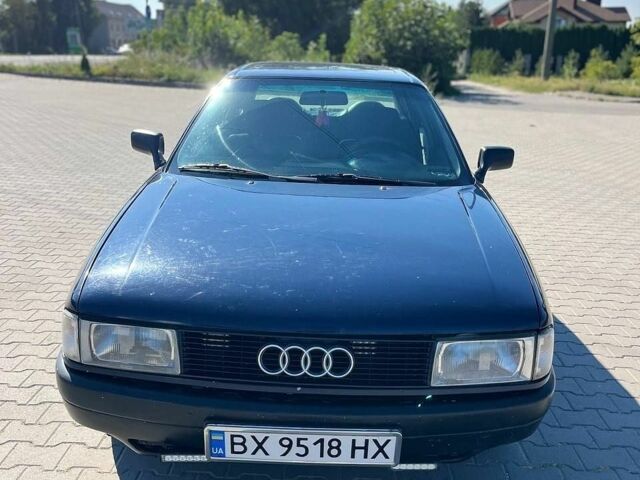 Синій Ауді 80, об'ємом двигуна 1.8 л та пробігом 370 тис. км за 1300 $, фото 1 на Automoto.ua