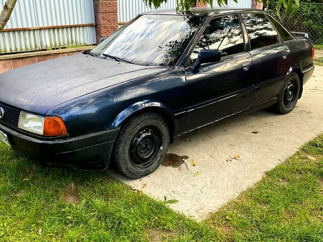 Синій Ауді 80, об'ємом двигуна 1.8 л та пробігом 400 тис. км за 1100 $, фото 1 на Automoto.ua