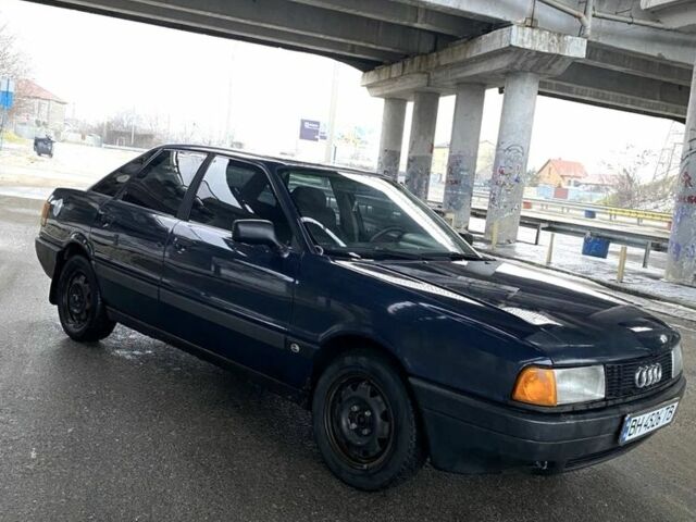 Синій Ауді 80, об'ємом двигуна 1.8 л та пробігом 200 тис. км за 1600 $, фото 1 на Automoto.ua
