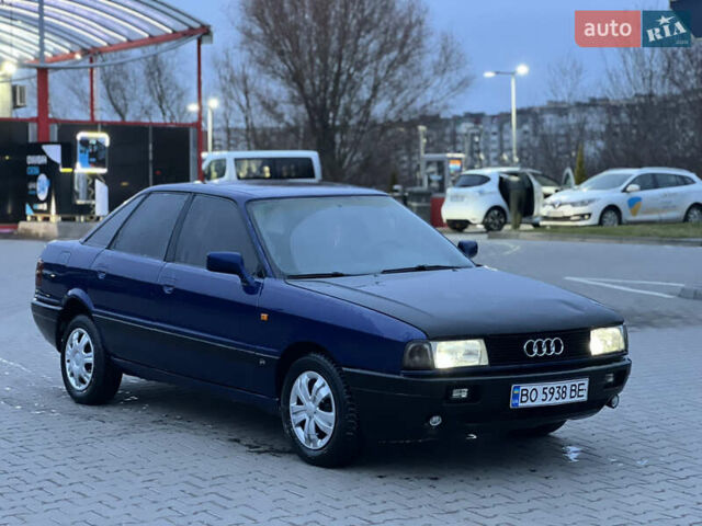 Синий Ауди 80, объемом двигателя 1.78 л и пробегом 256 тыс. км за 1250 $, фото 1 на Automoto.ua
