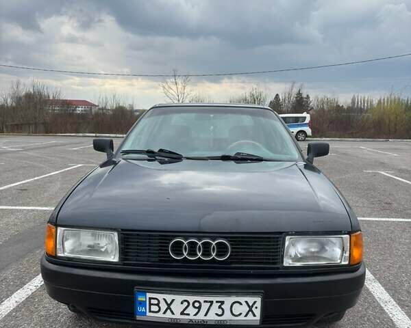 Синий Ауди 80, объемом двигателя 1.6 л и пробегом 360 тыс. км за 2000 $, фото 1 на Automoto.ua