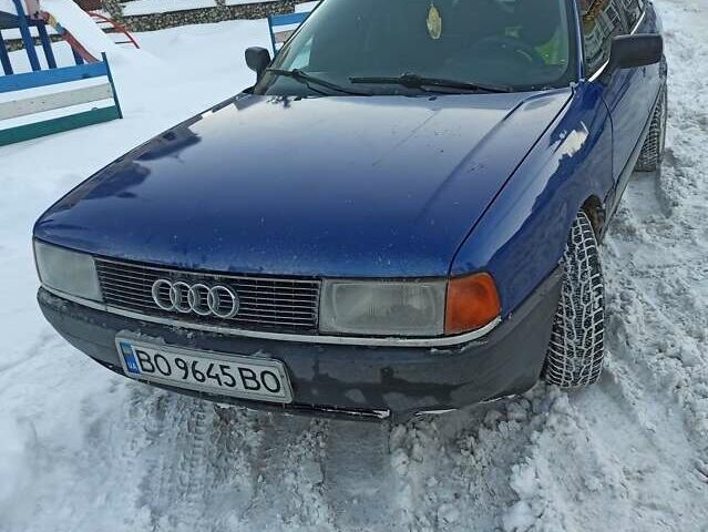 Синій Ауді 80, об'ємом двигуна 1.8 л та пробігом 320 тис. км за 1850 $, фото 1 на Automoto.ua