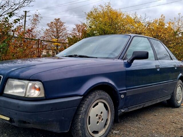 Синий Ауди 80, объемом двигателя 1.8 л и пробегом 313 тыс. км за 1900 $, фото 1 на Automoto.ua