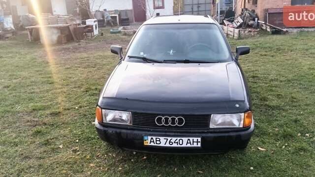 Синий Ауди 80, объемом двигателя 1.8 л и пробегом 326 тыс. км за 1500 $, фото 1 на Automoto.ua