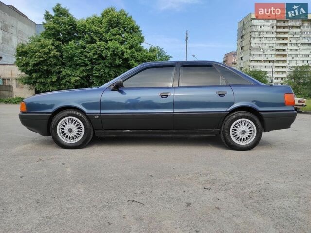 Синій Ауді 80, об'ємом двигуна 2 л та пробігом 375 тис. км за 2000 $, фото 1 на Automoto.ua