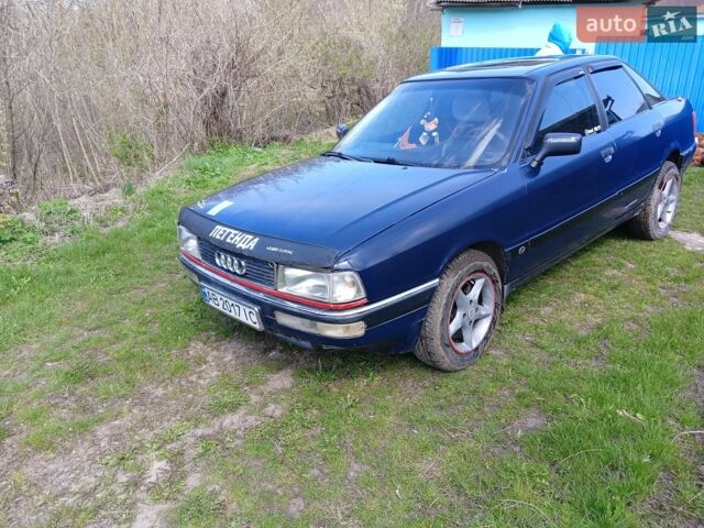 Синий Ауди 80, объемом двигателя 1.6 л и пробегом 100 тыс. км за 1550 $, фото 1 на Automoto.ua