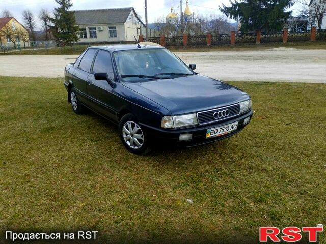 Синій Ауді 80, об'ємом двигуна 2 л та пробігом 324 тис. км за 1600 $, фото 1 на Automoto.ua