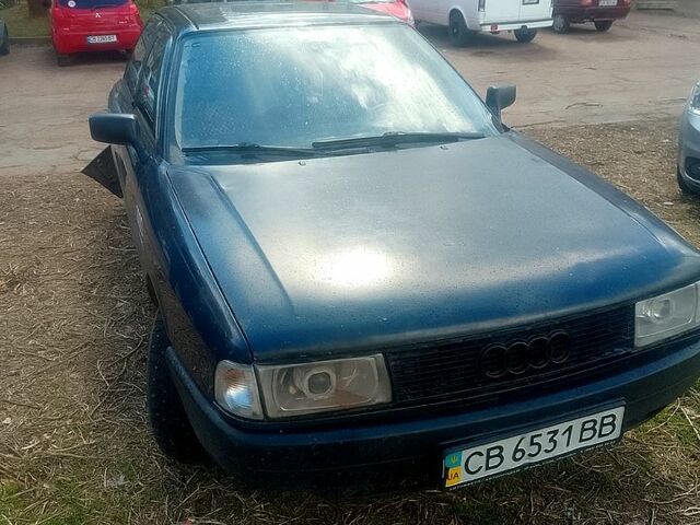 Синій Ауді 80, об'ємом двигуна 2.3 л та пробігом 258 тис. км за 550 $, фото 1 на Automoto.ua