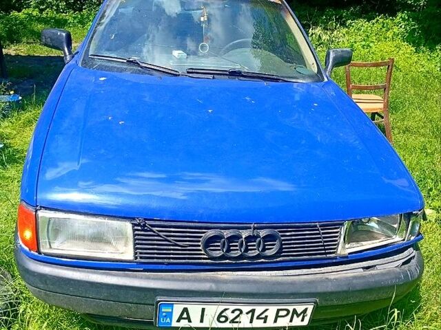 Синій Ауді 80, об'ємом двигуна 1.8 л та пробігом 0 тис. км за 900 $, фото 1 на Automoto.ua
