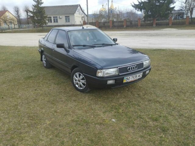 Синій Ауді 80, об'ємом двигуна 2 л та пробігом 324 тис. км за 1600 $, фото 1 на Automoto.ua