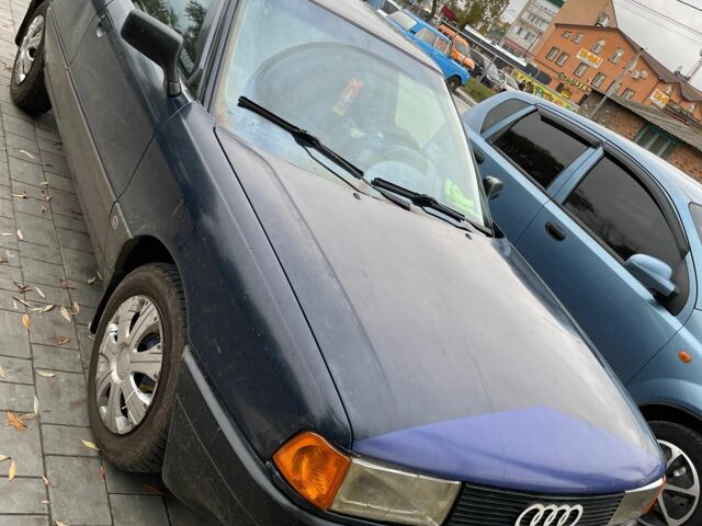 Ауди 80 1991 в Лохвице на Automoto.ua Синий Ауди 80, объемом двигателя 1.6 л и пробегом 370 тыс. км за 1793 $, фото 1 на Automoto.ua