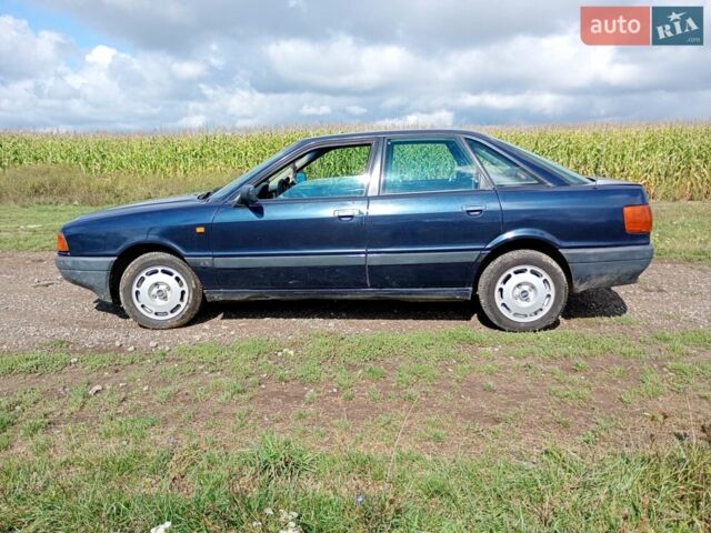 Синий Ауди 80, объемом двигателя 1.6 л и пробегом 365 тыс. км за 1900 $, фото 1 на Automoto.ua