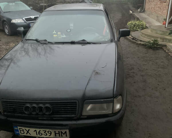 Синий Ауди 80, объемом двигателя 1.98 л и пробегом 360 тыс. км за 1800 $, фото 1 на Automoto.ua
