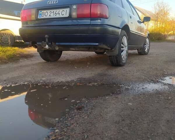 Синий Ауди 80, объемом двигателя 2 л и пробегом 334 тыс. км за 2199 $, фото 1 на Automoto.ua