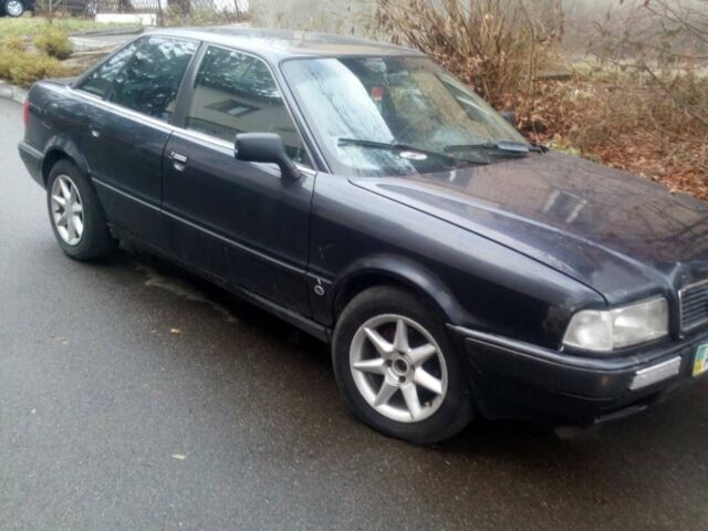 Синій Ауді 80, об'ємом двигуна 2 л та пробігом 400 тис. км за 2400 $, фото 1 на Automoto.ua