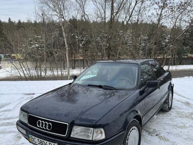 Синий Ауди 80, объемом двигателя 2 л и пробегом 240 тыс. км за 2150 $, фото 1 на Automoto.ua