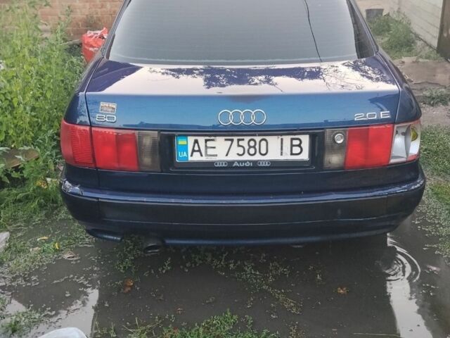 Синій Ауді 80, об'ємом двигуна 2 л та пробігом 200 тис. км за 1600 $, фото 1 на Automoto.ua