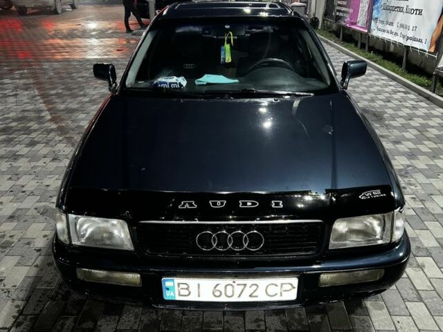 Синий Ауди 80, объемом двигателя 2 л и пробегом 470 тыс. км за 2500 $, фото 1 на Automoto.ua