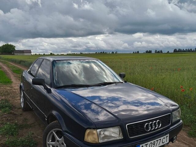 Синий Ауди 80, объемом двигателя 2 л и пробегом 300 тыс. км за 1500 $, фото 1 на Automoto.ua