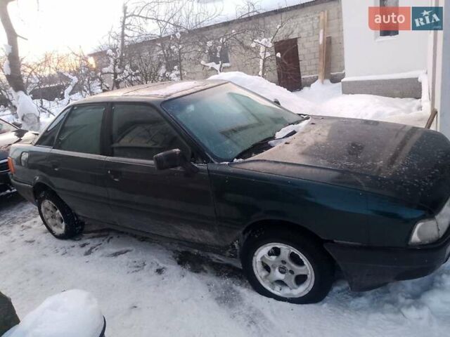 Зеленый Ауди 80, объемом двигателя 1.8 л и пробегом 498 тыс. км за 1200 $, фото 1 на Automoto.ua