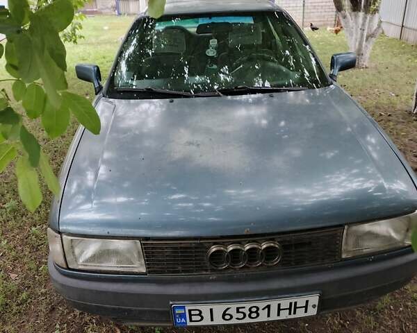 Зеленый Ауди 80, объемом двигателя 1.8 л и пробегом 450 тыс. км за 1799 $, фото 1 на Automoto.ua