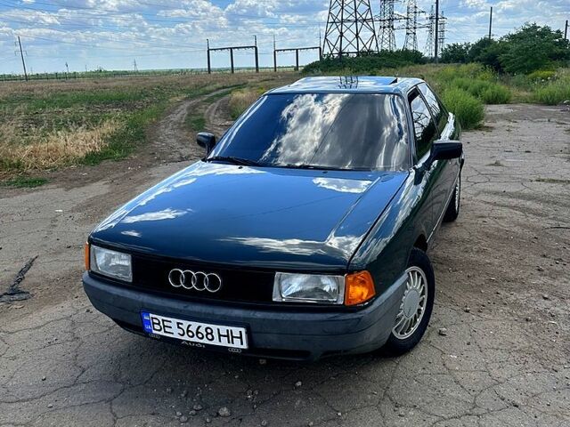 Зелений Ауді 80, об'ємом двигуна 1.8 л та пробігом 410 тис. км за 2550 $, фото 1 на Automoto.ua