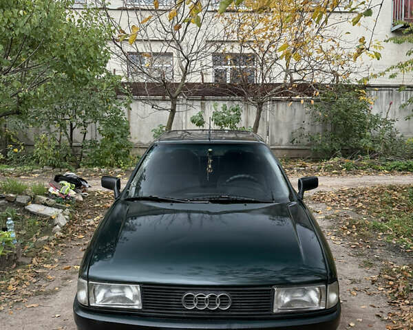 Зелений Ауді 80, об'ємом двигуна 2 л та пробігом 404 тис. км за 3100 $, фото 1 на Automoto.ua