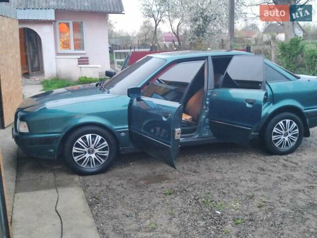 Зеленый Ауди 80, объемом двигателя 2 л и пробегом 300 тыс. км за 3000 $, фото 1 на Automoto.ua