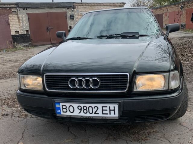 Зеленый Ауди 80, объемом двигателя 2 л и пробегом 356 тыс. км за 3000 $, фото 1 на Automoto.ua