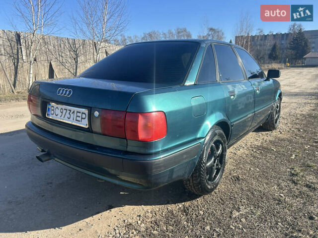 Зелений Ауді 80, об'ємом двигуна 1.98 л та пробігом 100 тис. км за 1700 $, фото 1 на Automoto.ua