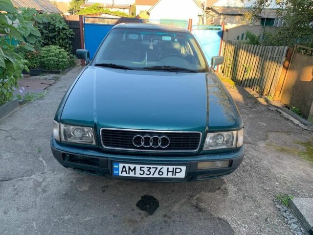 Зеленый Ауди 80, объемом двигателя 2.6 л и пробегом 3 тыс. км за 1100 $, фото 1 на Automoto.ua