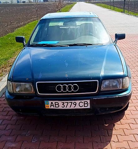 Зеленый Ауди 80, объемом двигателя 2 л и пробегом 314 тыс. км за 1450 $, фото 1 на Automoto.ua